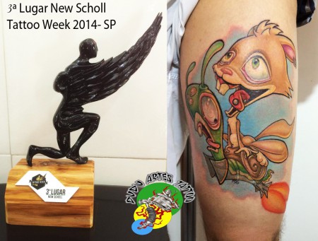 3ª Lugar New Scholl, Tattoo Week SP 2014